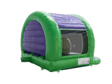 Castillo inflable curvado dinosaurio 3D de 3.7x3.7m