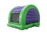 Castillo inflable curvado dinosaurio 3D de 3.7x3.7m