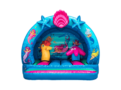 12x12ft 3D Mermaid Curved Bouncer