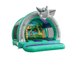 Bouncer courbé jungle 3D 3,7x3,7m