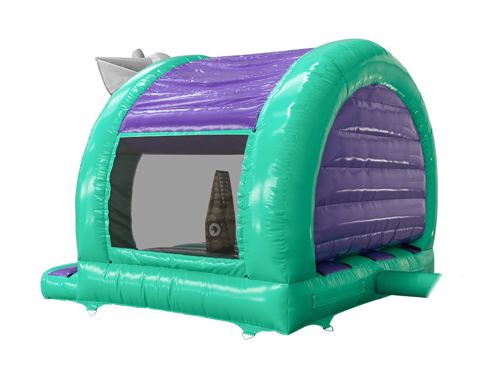 Bouncer courbé jungle 3D 3,7x3,7m