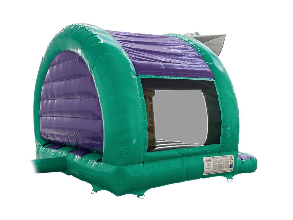 Bouncer courbé jungle 3D 3,7x3,7m