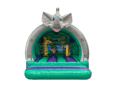 12x12ft 3D Baby Jungle Curved Bouncer