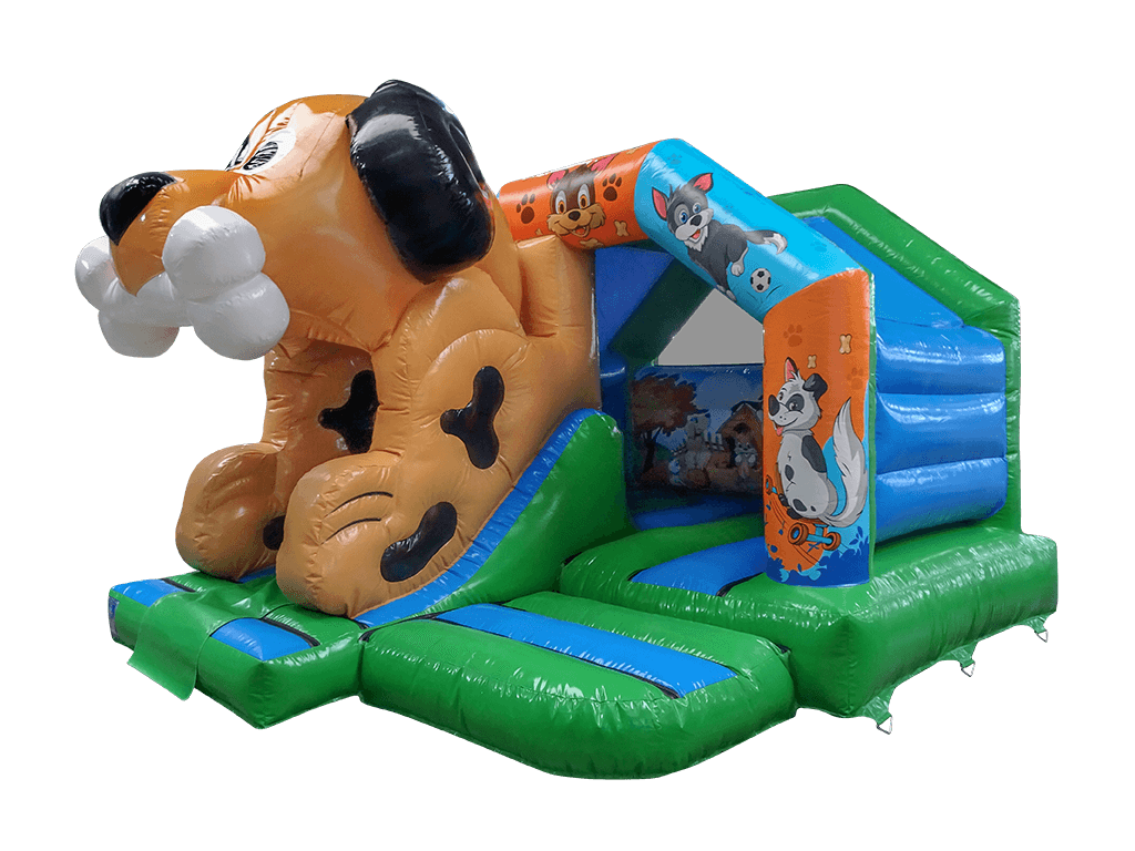 Combină Tobogan Frontal 3D Câine 5x4m