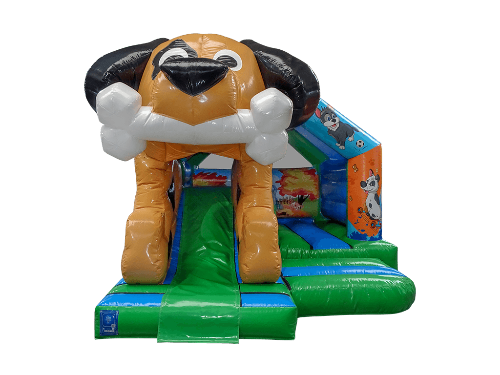 Combină Tobogan Frontal 3D Câine 5x4m
