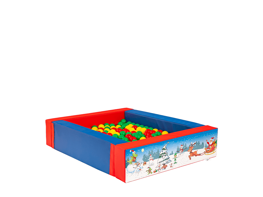Piscină cu Bile Joacă Moale Crăciun
