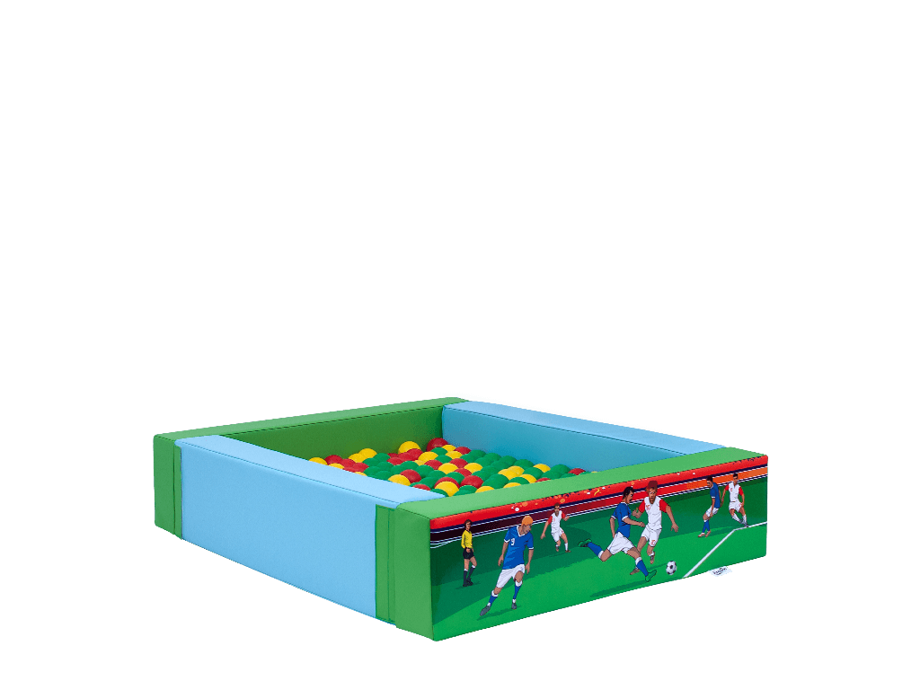 Fußball Softplay Bällebad