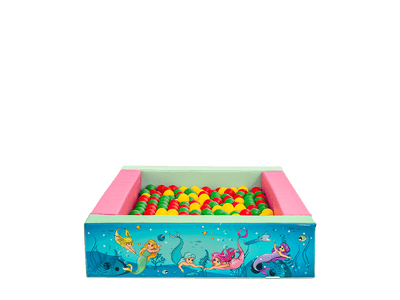 Piscina de bolas de juego suave sirena