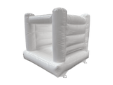 Mini château gonflable blanc 2,1x2,1m avec murs