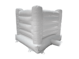 Mini château gonflable blanc 2,1x2,1m avec murs