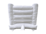 Mini château gonflable blanc 2,1x2,1m avec murs