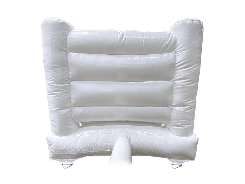 Mini château gonflable blanc 2,1x2,1m avec murs