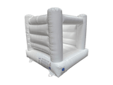 Mini château gonflable blanc 2,1x2,1m avec murs