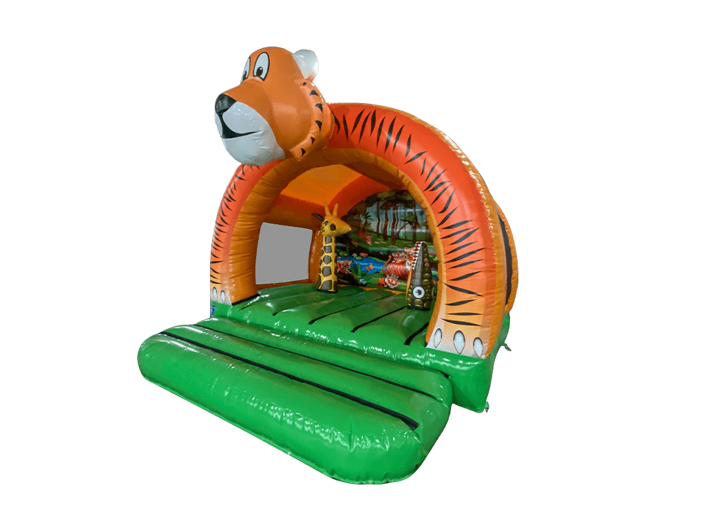 Saltă curbată tigru 3D 3.7x3.7m