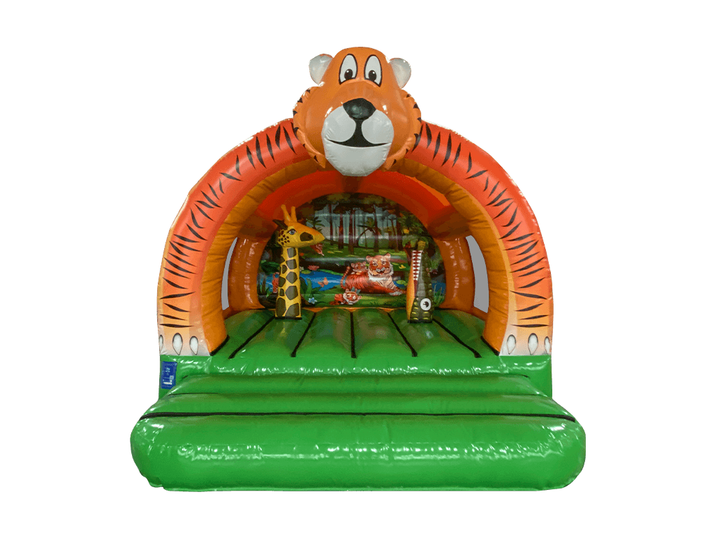 Saltă curbată tigru 3D 3.7x3.7m