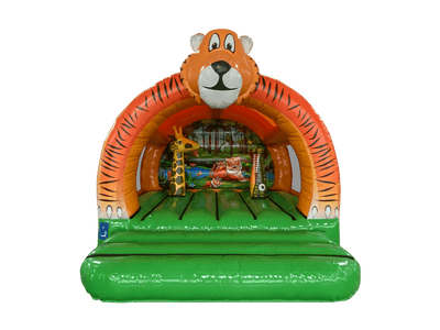 12x12ft 3D Tiger Curved Bouncer