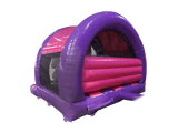 5x4.3m Purple & Fuchsia 3D Unicorn Curved Front Slide Combi