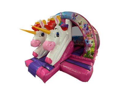 16x14ft 3D Unicorn Curved Front Slide Combi
