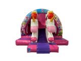 16x14ft 3D Unicorn Curved Front Slide Combi
