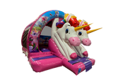 16x14ft 3D Unicorn Curved Front Slide Combi