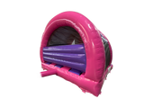 5x4.3m Purple & Fuchsia 3D Unicorn Curved Front Slide Combi