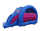 Combinado tobogán lateral curvado sirena 3D 3.7x3.7m