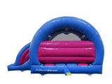Combinado tobogán lateral curvado sirena 3D 3.7x3.7m