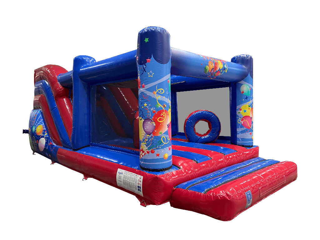 7,5x3,5m Blau-Rotes Party Multiplay