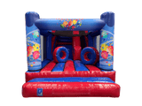 7,5x3,5m Blau-Rotes Party Multiplay