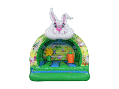 12x12ft 3D Bunny Curved Bouncer