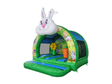 3.7x3.7m 3D Bunny Curved Bouncer