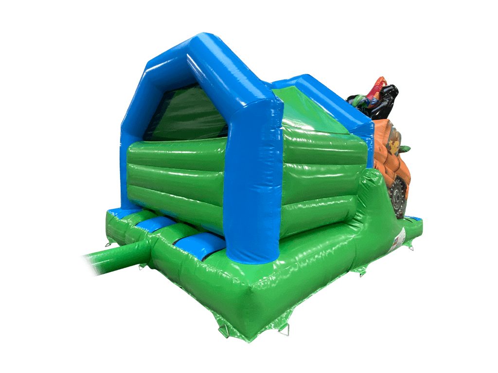 Combinado tobogán frontal 3D safari 5x4m