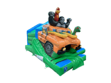 Combinado tobogán frontal 3D safari 5x4m