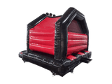 Combină tobogan frontal 3D Monster Truck negru și roșu 5x4 m