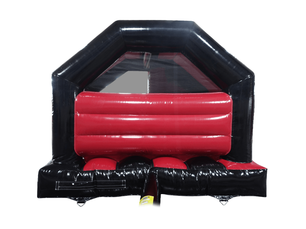 Combină tobogan frontal 3D Monster Truck negru și roșu 5x4 m
