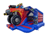 15x12ft 3D Blue & Red  Monster Truck Front Slide Combi