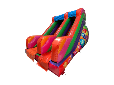 2,5m Meerkleurig Platform Feest Glijbaan