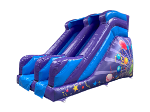 8ft Platform Purple & Blue Party Slide