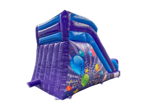 8ft Platform Purple & Blue Party Slide