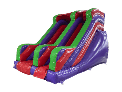8ft Platform Purple, Red and Green Slide