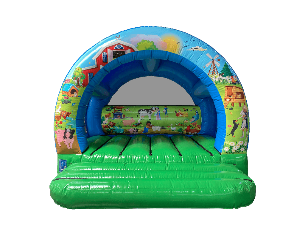 12x12ft Farm Curved Bouncer