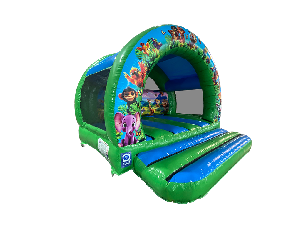 3.7x3.7m Jungle Curved Bouncer