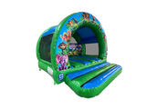 3.7x3.7m Jungle Curved Bouncer