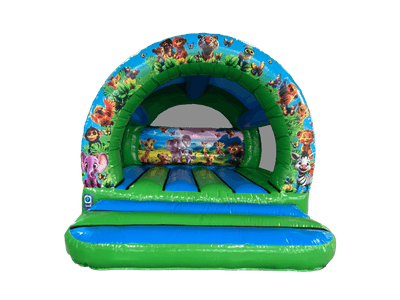 12 x 12ft Baby Jungle Curved Bouncer