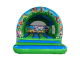 3.7x3.7m Jungle Curved Bouncer