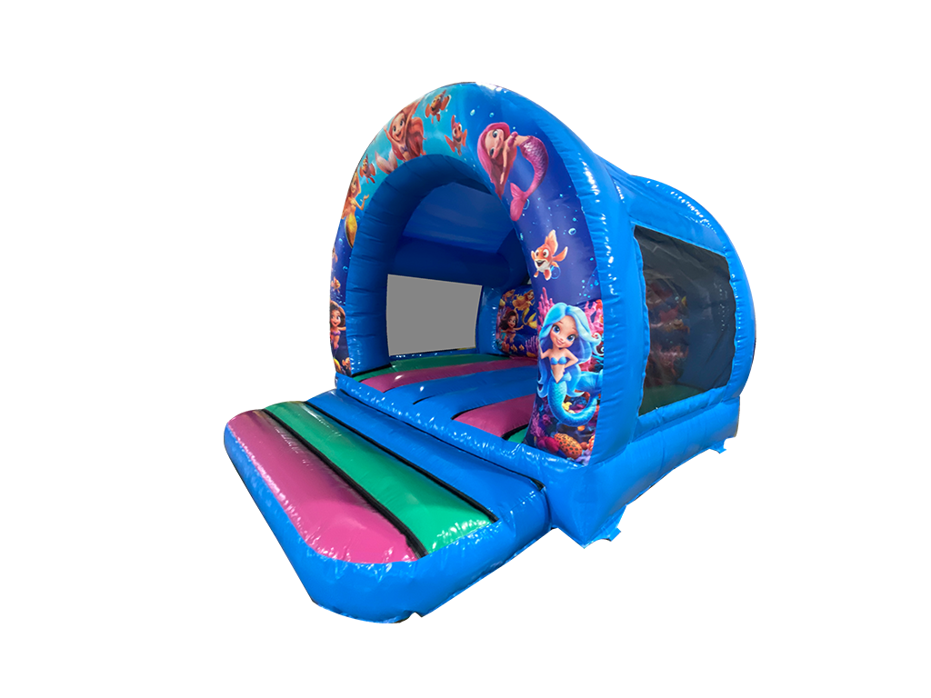 3.7x3.7m Mermaid Curved Bouncer For Sale