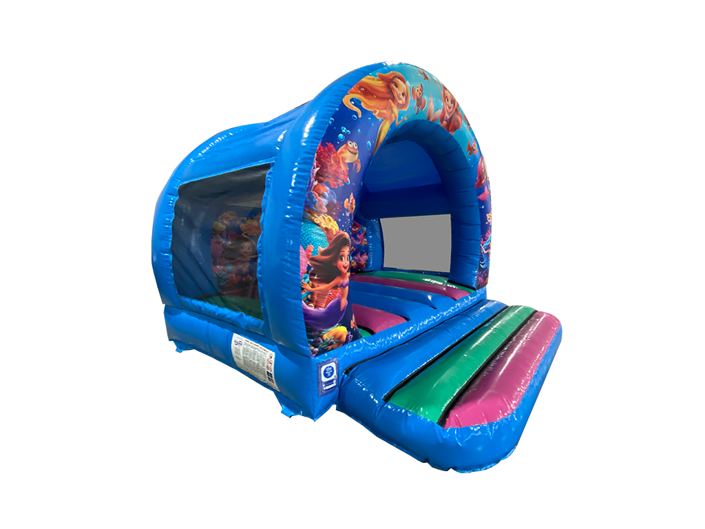3.7x3.7m Mermaid Curved Bouncer For Sale