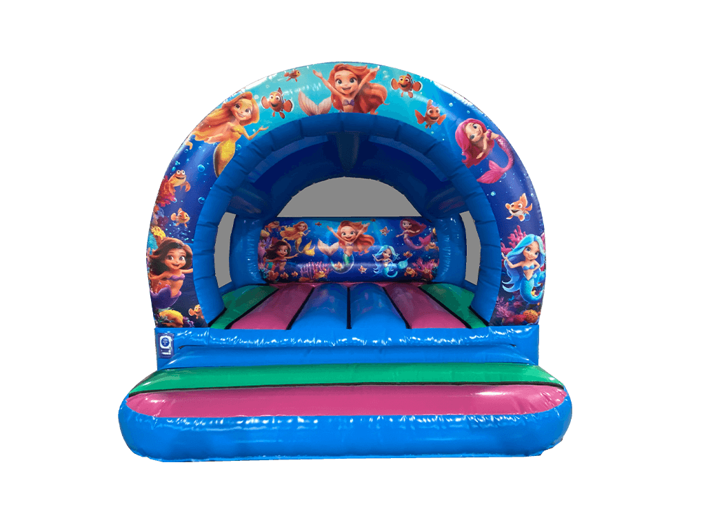 3.7x3.7m Mermaid Curved Bouncer For Sale
