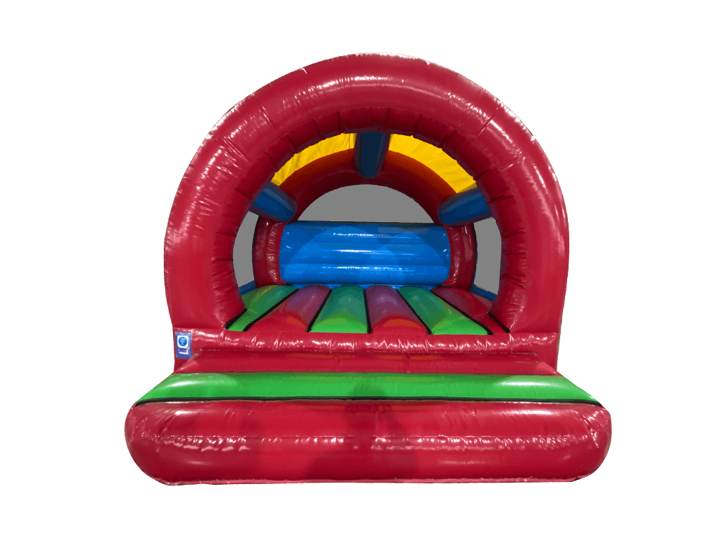 12x12ft Multicoloured Curved Bouncer
