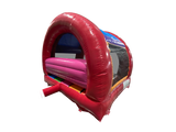 3.7x3.7m Multicoloured Party Curved Bouncer
